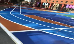 Thảm cao su epdm dạng hạt đàn hồi cho sân chơi trẻ em - SuKa SE 400