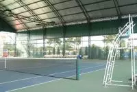 XÂY DỰNG 2 SÂN TENNIS CÓ MÁI TRE